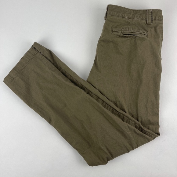 G.H. Bass Pants Womens Size 6 Brown Flat Front - Picture 1 of 9